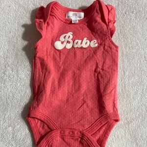 Willow Kids One Piece Bodysuit - Coral